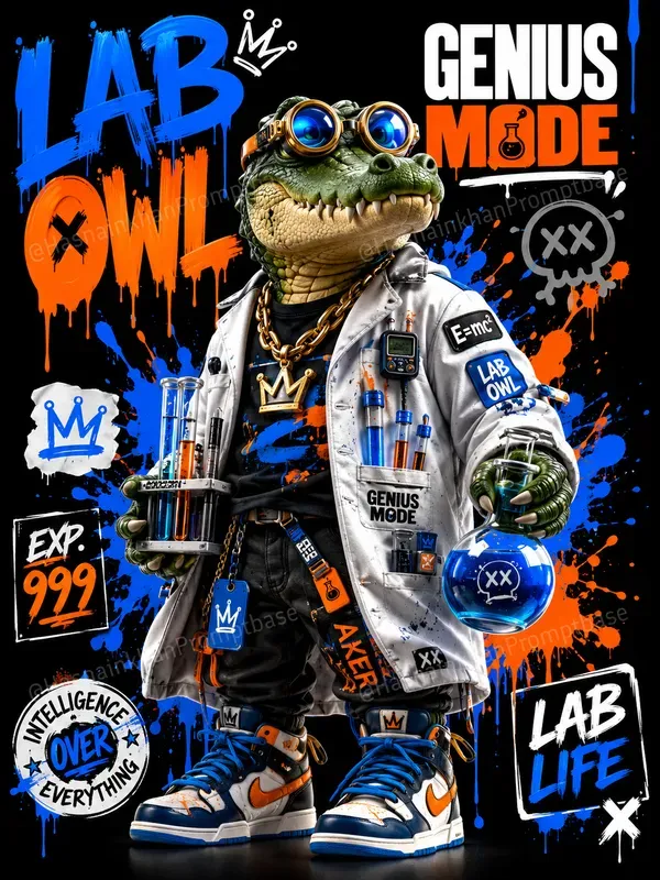 Urban Pop Character Poster Art 3D Designs