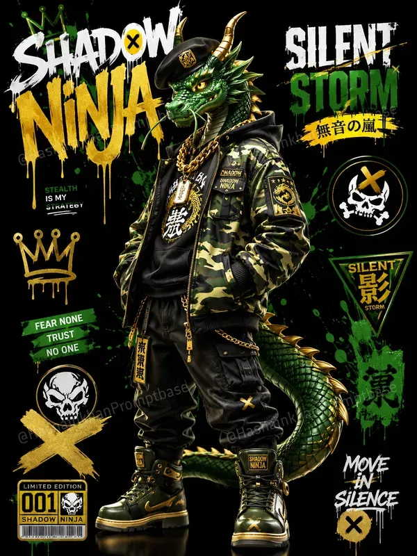 Urban Pop Character Poster Art 3D Designs