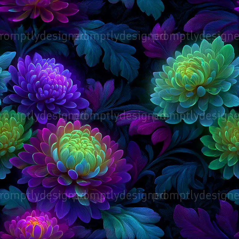 Floral Uv Seamless Patterns