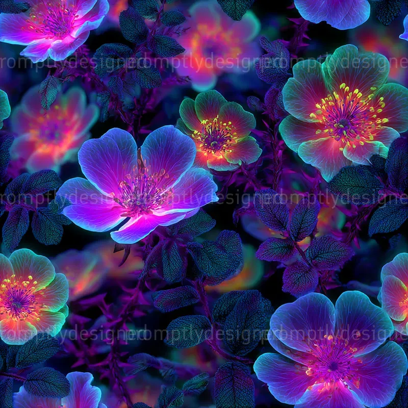 Floral Uv Seamless Patterns