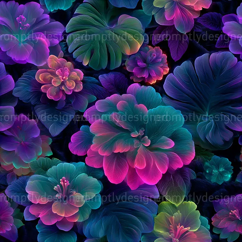 Floral Uv Seamless Patterns