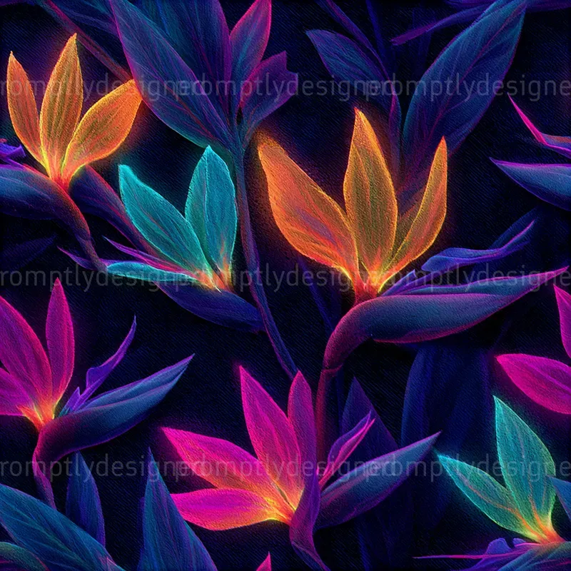 Floral Uv Seamless Patterns