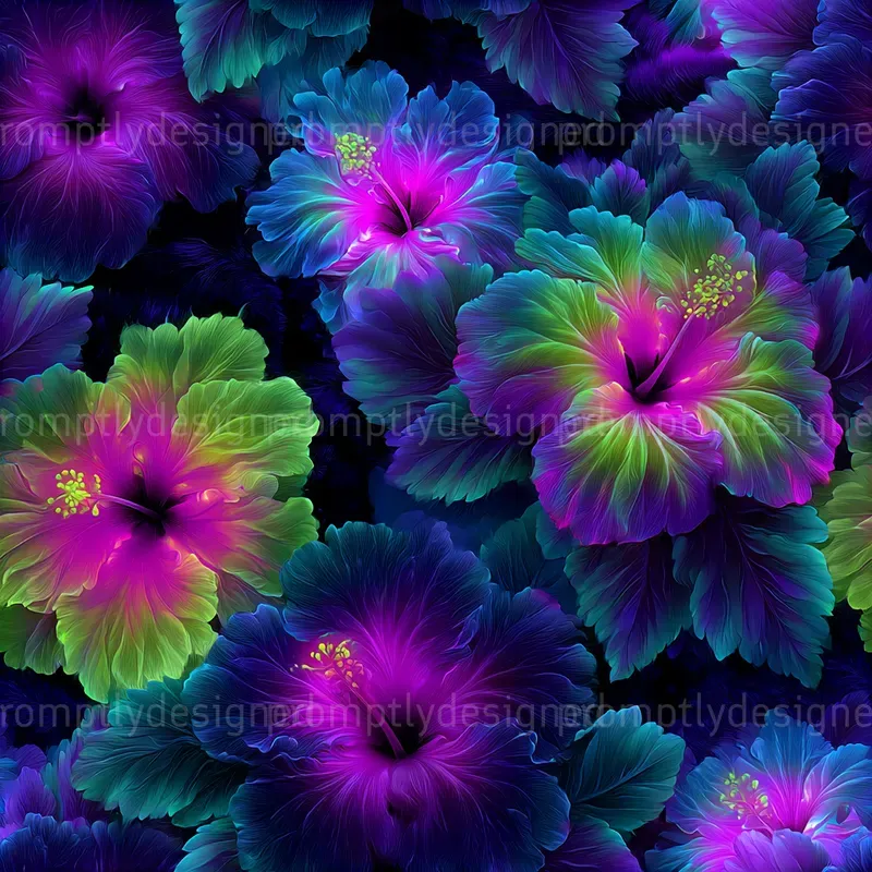 Floral Uv Seamless Patterns