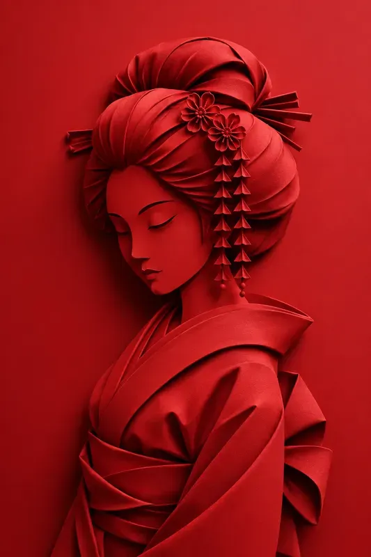 Minimal Cutout Profile Portraits