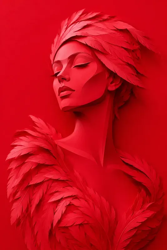 Minimal Cutout Profile Portraits