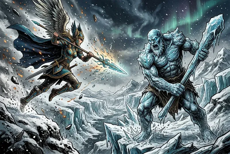 Cinematic Graphic Novel Battle Layouts