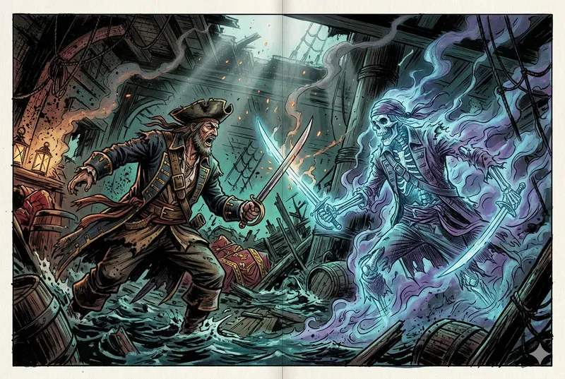 Cinematic Graphic Novel Battle Layouts