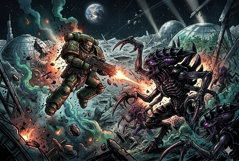 Cinematic Graphic Novel Battle Layouts