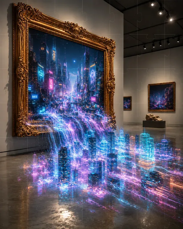 3D Art Escape The Frames