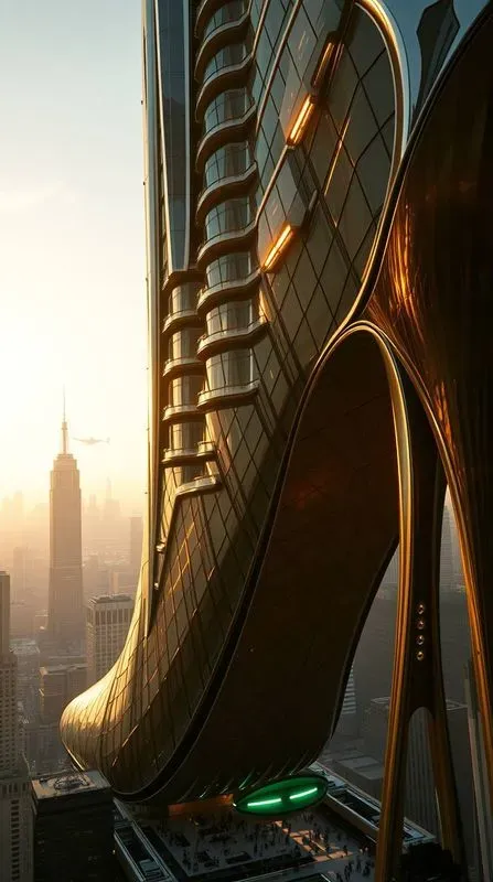 Giant Highheel Skyscraper Flux2 Pros