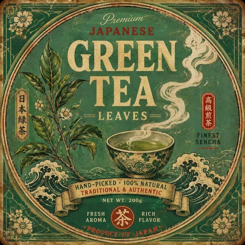 Retro Food Tin Packaging Art