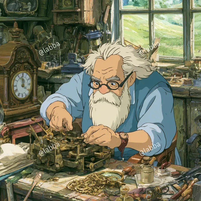 Cozy Ghibli Anime Illustrations