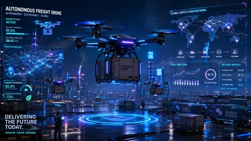 Logistics Data Storyboard Visual Assets