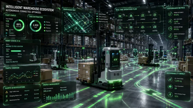 Logistics Data Storyboard Visual Assets