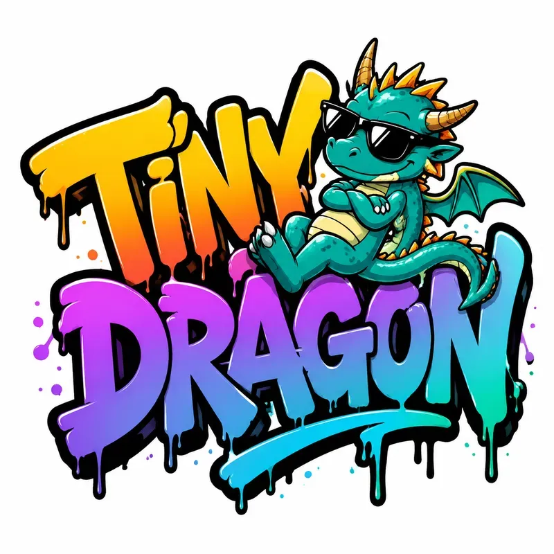Urban Cartoon Graffiti Logo Fun