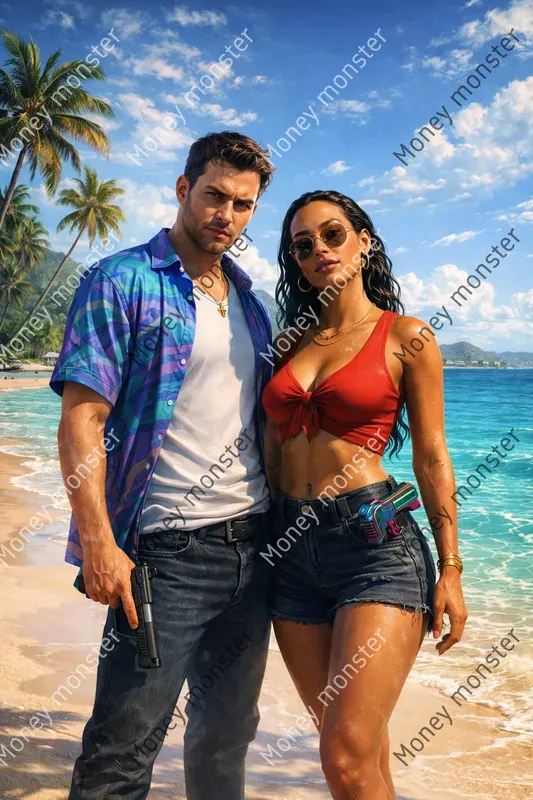 Generator Gta 6 Characters Fan Art 8K