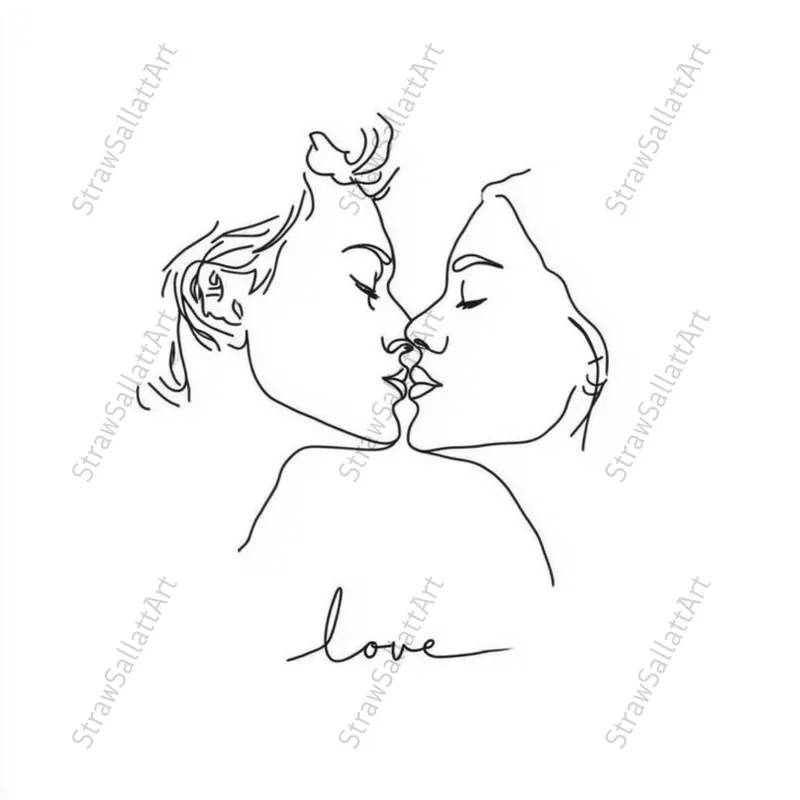 Minimalist Design Line Art Logo Icons