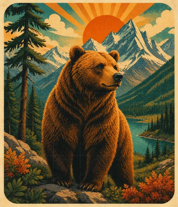 Retro Travel Avatar Illustrations