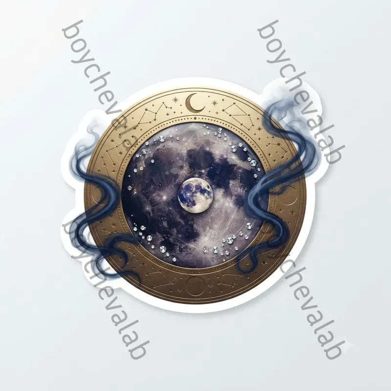 Mystical Celestial Sticker Assets