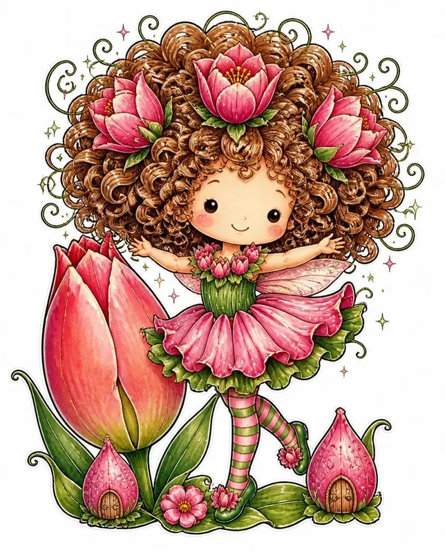 Fussy Cut Cute Little Fairy Etsy Cliparts