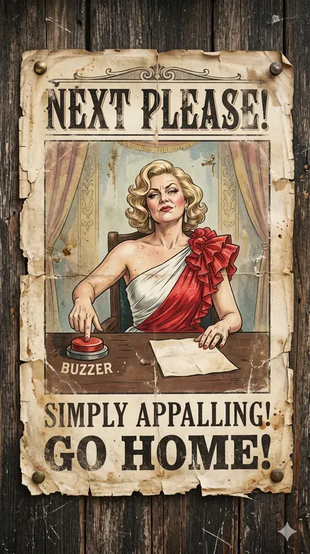 Vintage British Talent Judge Parodies