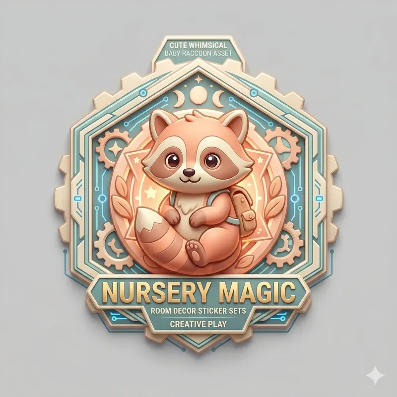 3D Vector Style Commercial Emblems