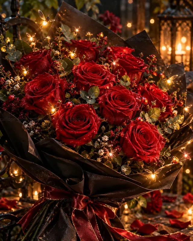 Hyperrealistic Magical Flower Bouquets