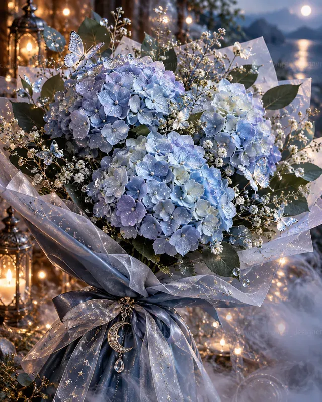 Hyperrealistic Magical Flower Bouquets
