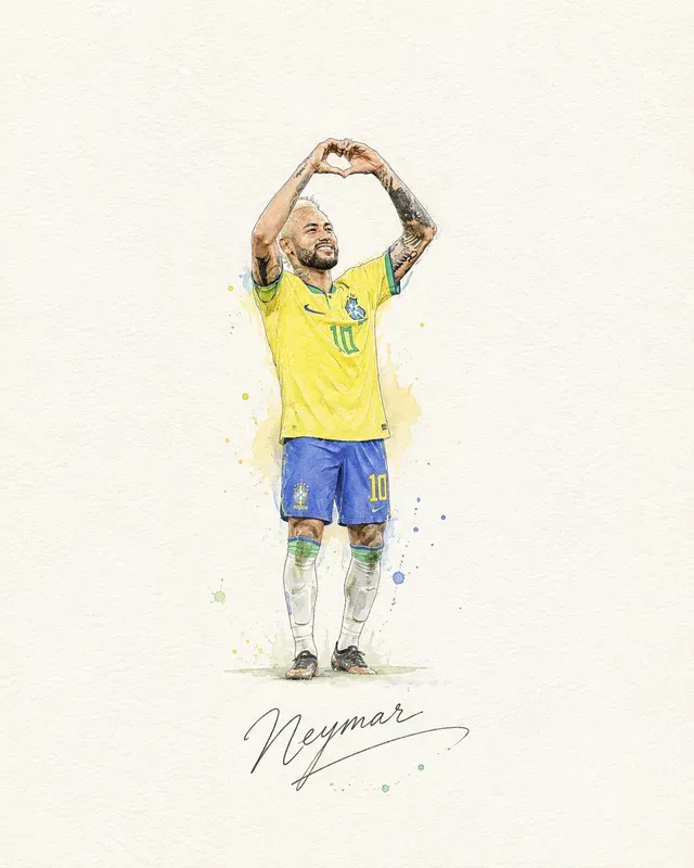 Minimalist Watercolor Signature Portraits