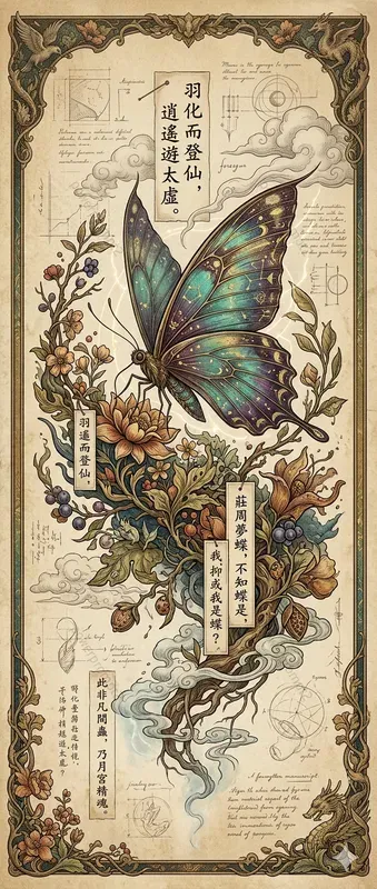 Dynamic Botanical Fantasy Scrolls