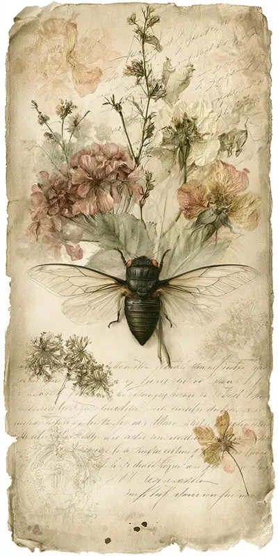 Antique Botanical Tall Tags