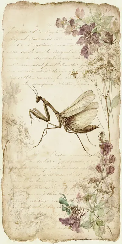 Antique Botanical Tall Tags