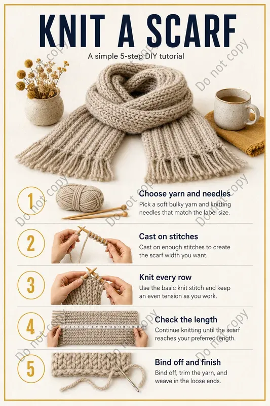 5 Step DIY Tutorial Posters
