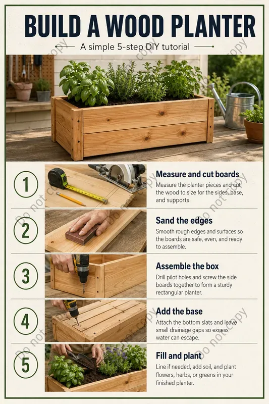 5 Step DIY Tutorial Posters