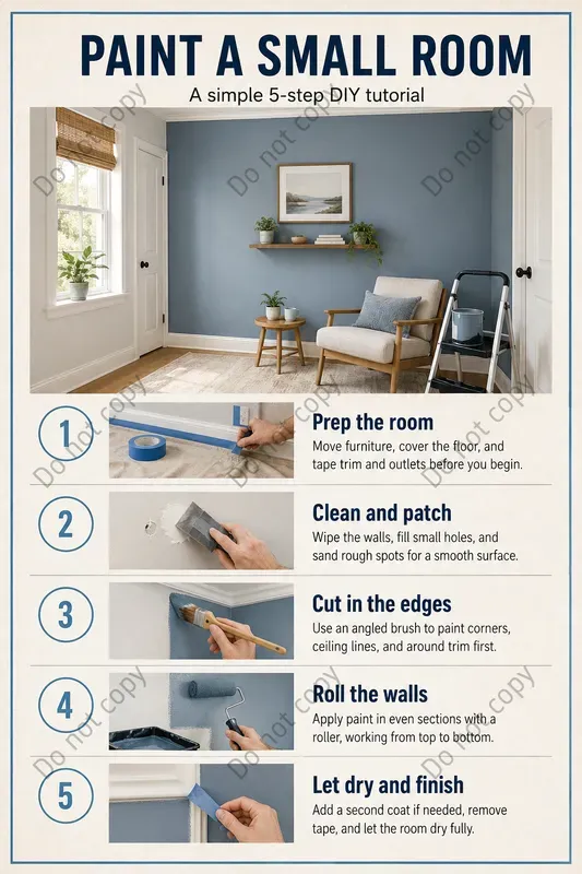 5 Step DIY Tutorial Posters