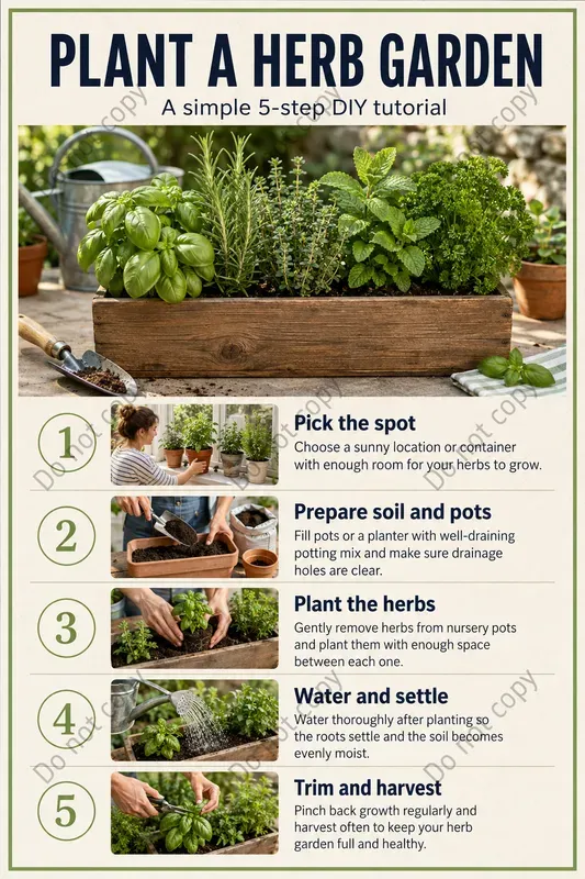 5 Step DIY Tutorial Posters
