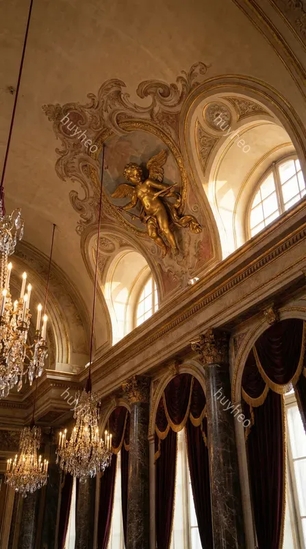Baroque Golden Sculpture Decor