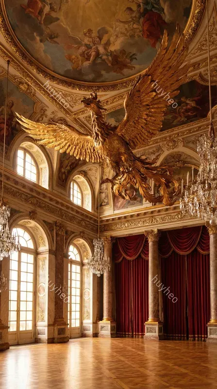 Baroque Golden Sculpture Decor