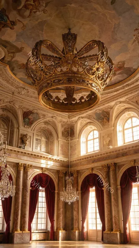 Baroque Golden Sculpture Decor