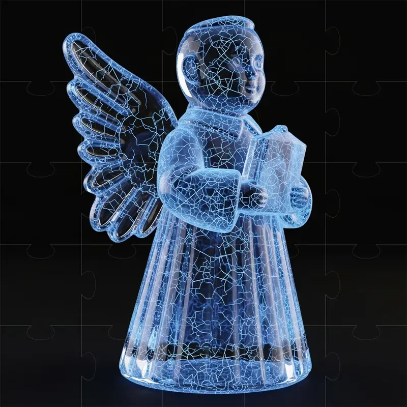 Luminescent Christmas Decorations 3D 1