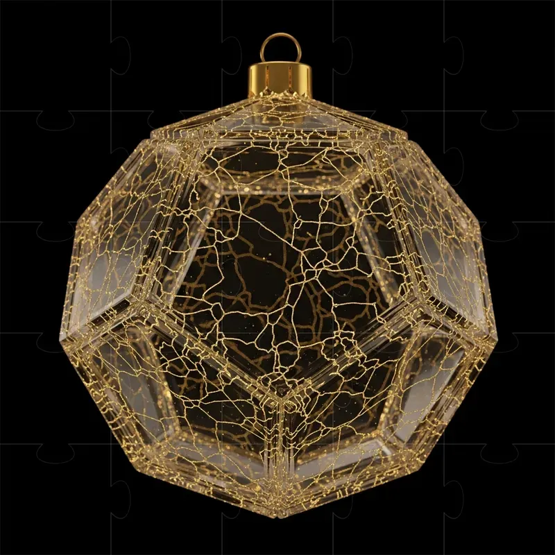 Luminescent Christmas Decorations 3D 1
