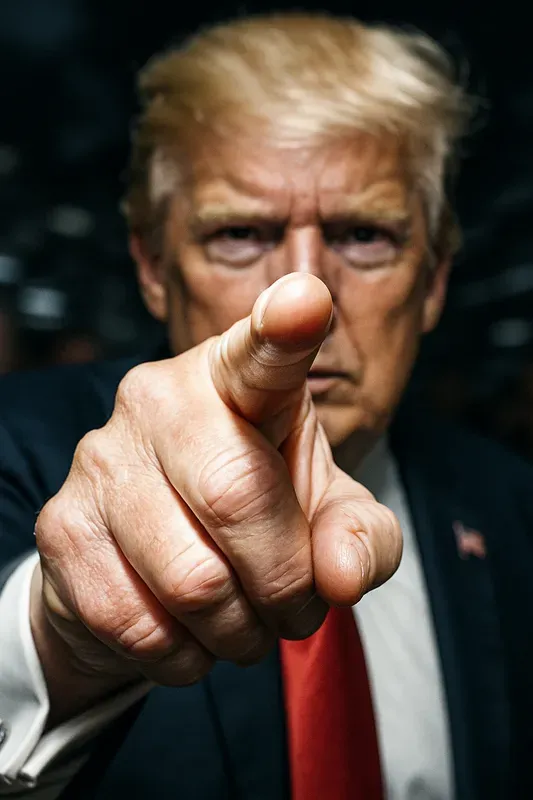 Realistic Finger Point Closeups