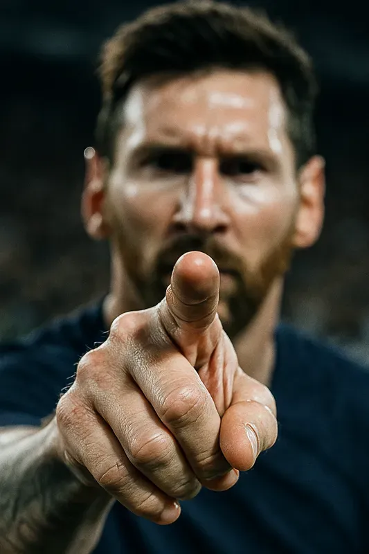 Realistic Finger Point Closeups