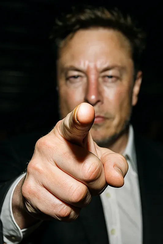 Realistic Finger Point Closeups