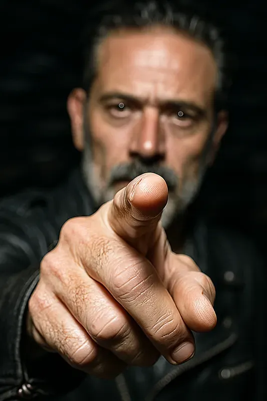 Realistic Finger Point Closeups
