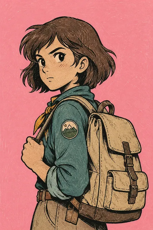 Textured Pop Art Anime Portraits