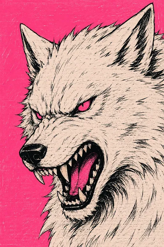 Textured Pop Art Anime Portraits
