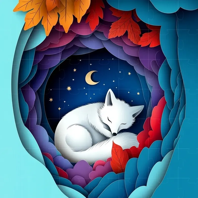 Papercut Illustration Designs