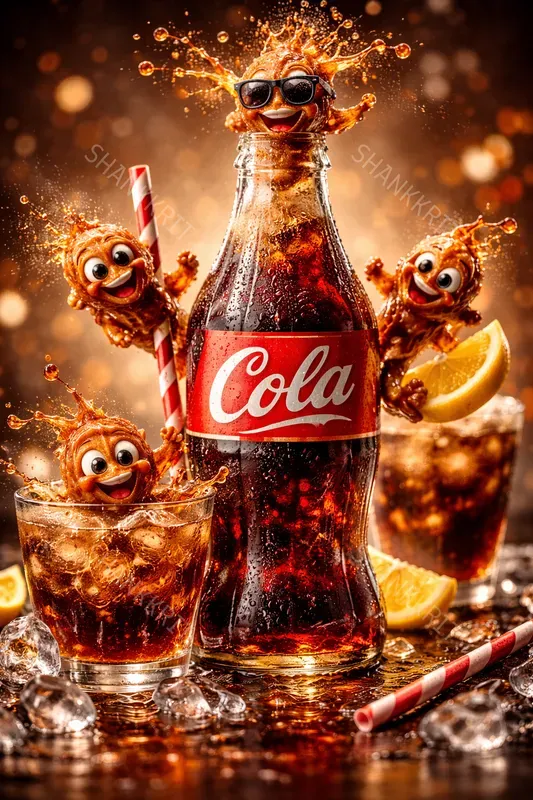 Premium Food Mascot Ads