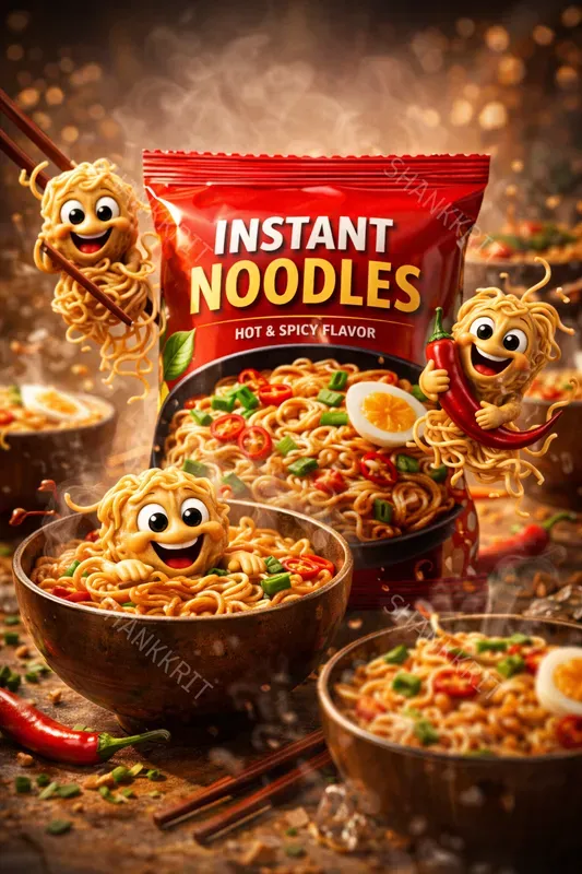 Premium Food Mascot Ads